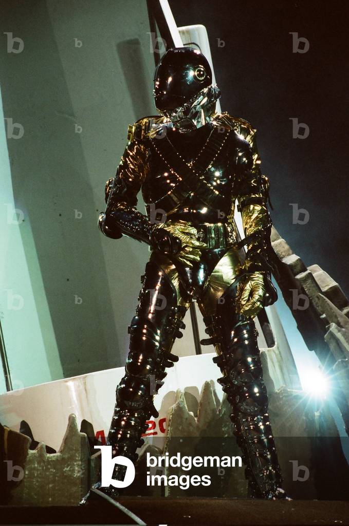 Michael Jackson seen here on stage in Prague, 8th September 1996 (photo)