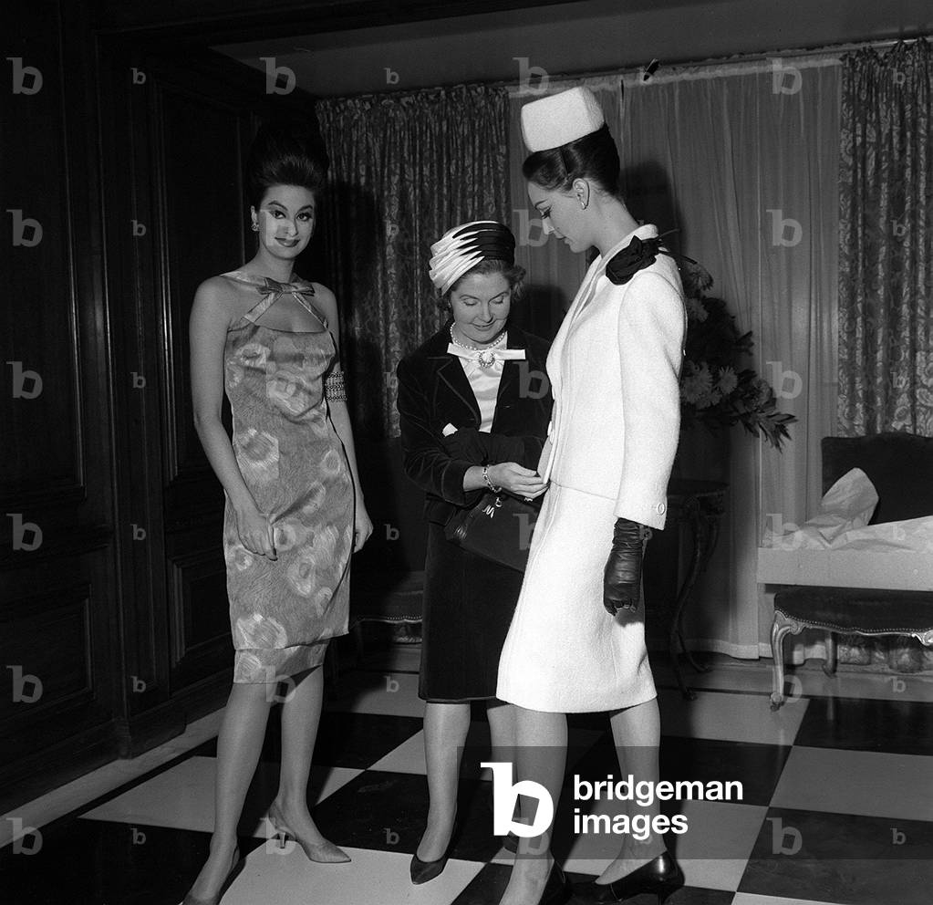 London Fashion Week, 1962 (b/w photo)