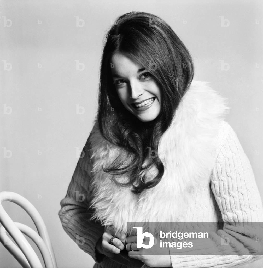 Pop Singer Diane Solomons, February 1975 (b/w photo)