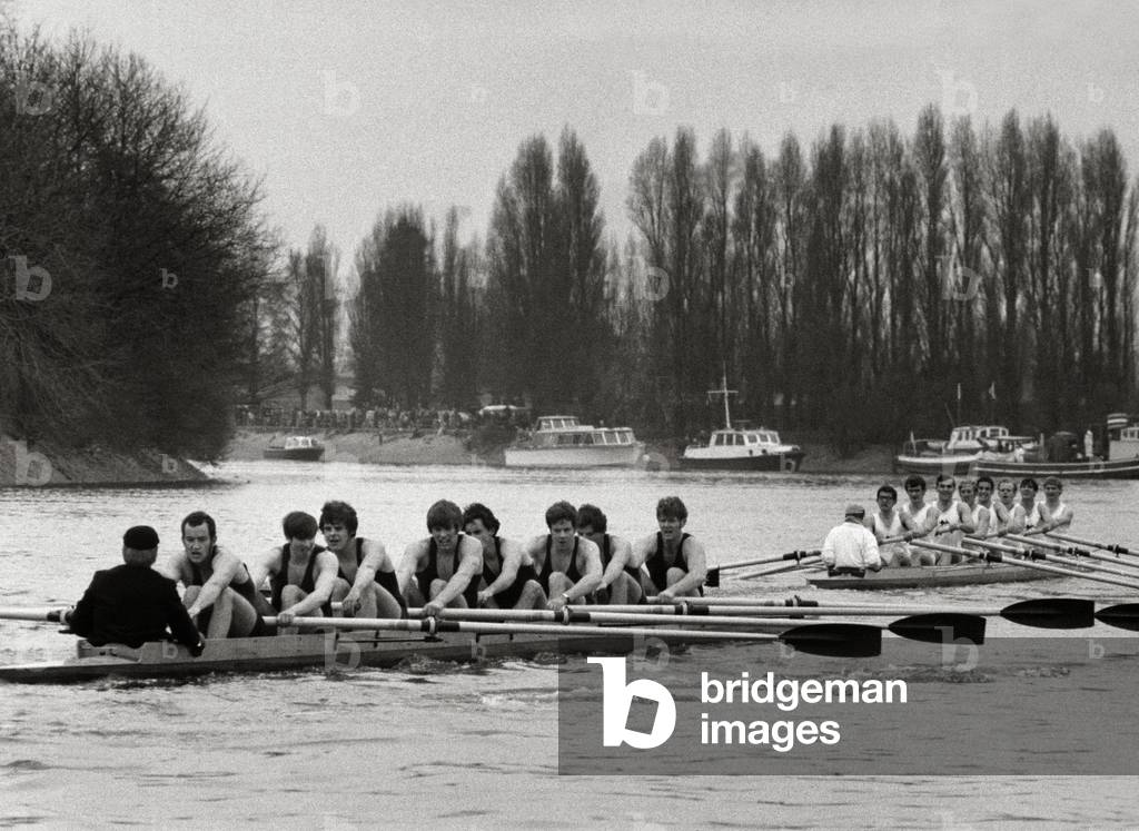 Rowing - Oxford v Cambridge Boat Race, March 1970 (b/w photo)