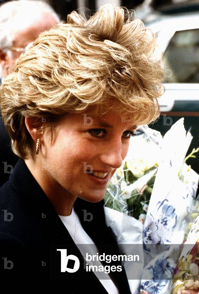 Princess Diana the Princess of Wales visiting the London Connections project for young homeless people in London
September 1992