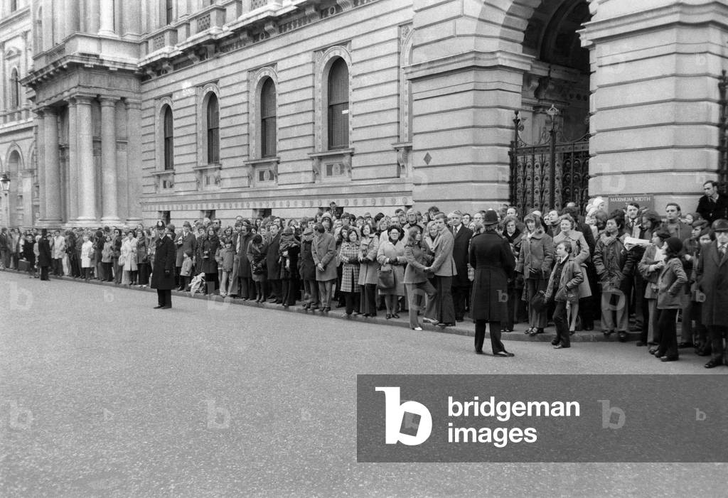 Britain's Constitutional Crisis.  March 1974 (photo)