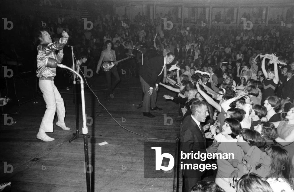 Rolling Stones at Royal Albert Hall, London. 23 September 1966 during their tour with Ike & Tina Turner
