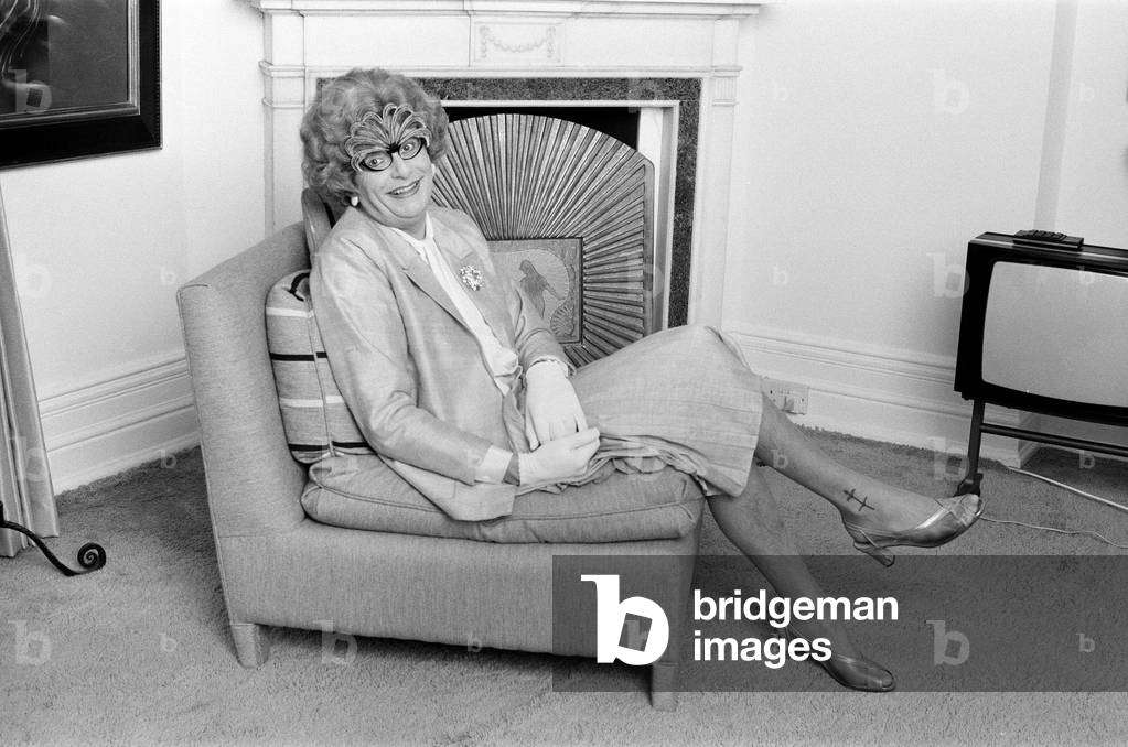 Barry Humphries as Dame Edna Everage. 18th September 1981.