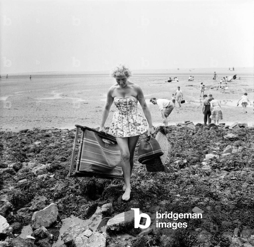 Beach scenes at Haylake. June 1960