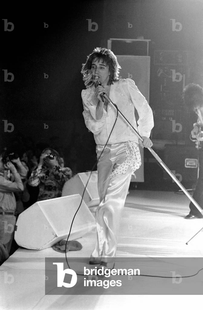 Rod Stewart and Faces. Concert in U.S.A, March 1975