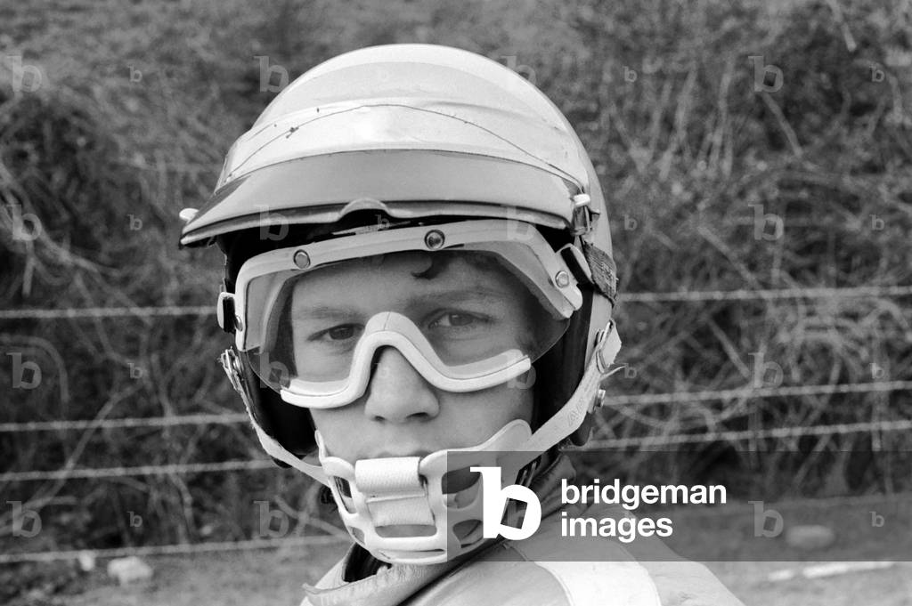 Schoolboys Scramble, 3rd March 1975 (b/w photo)