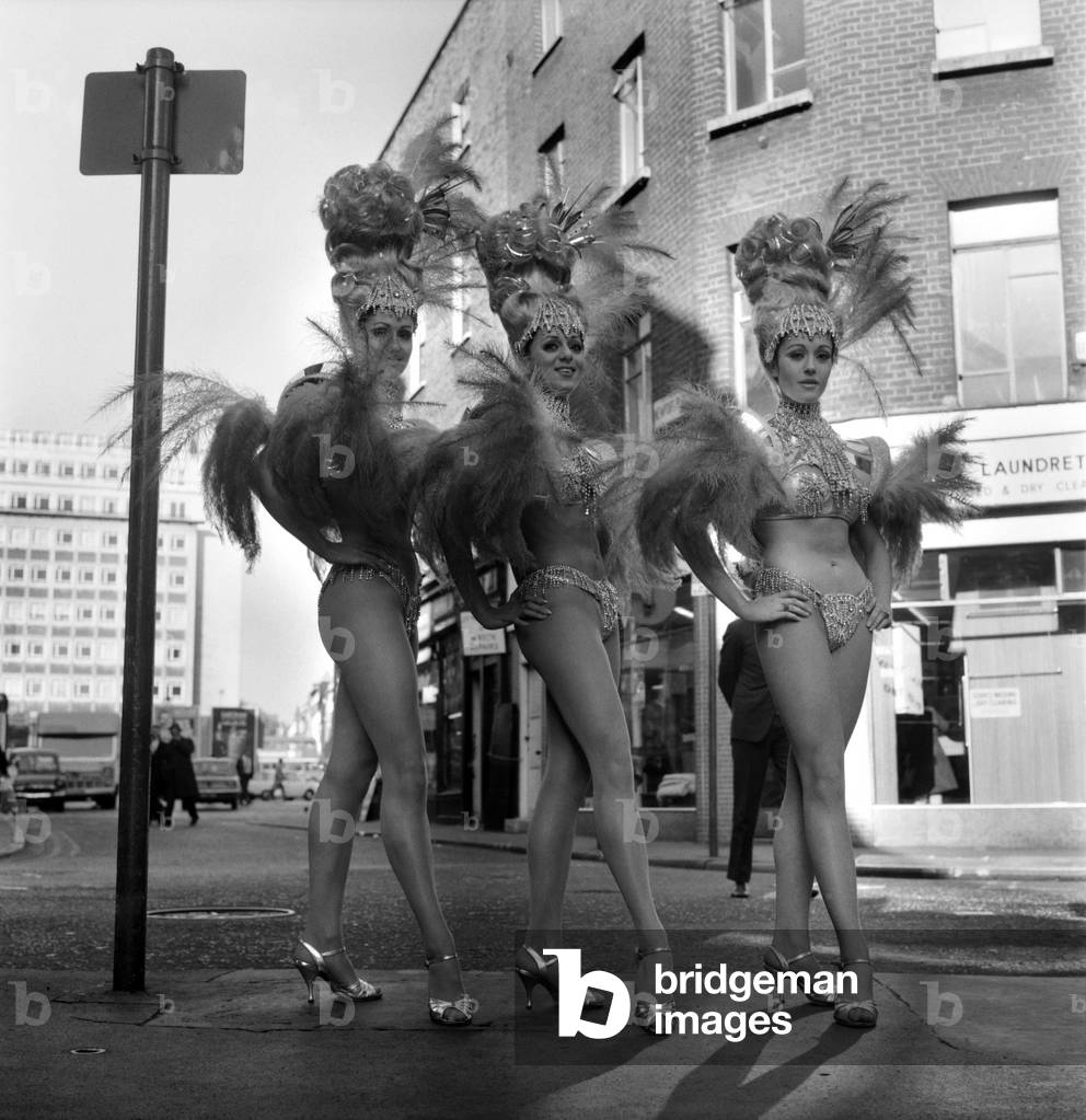 Entertainment: The famous Talk of the Town theatre restaurant in London will be featured on the float entered by Fortes in this year's Lord Mayor's Show. Eight of the girls currently appearing in Robert Nesbitt's revue 