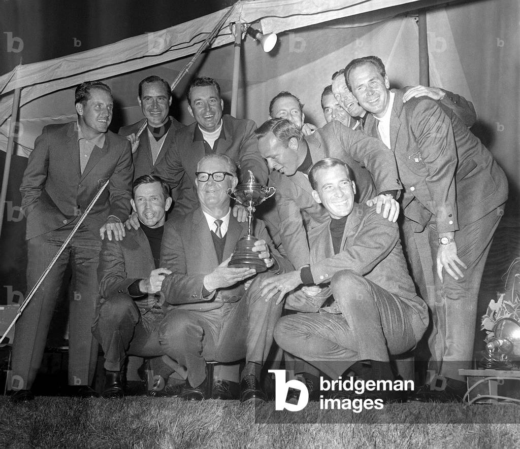Ryder Cup Great Britain v USA Golf, October 1965 (b/w photo)