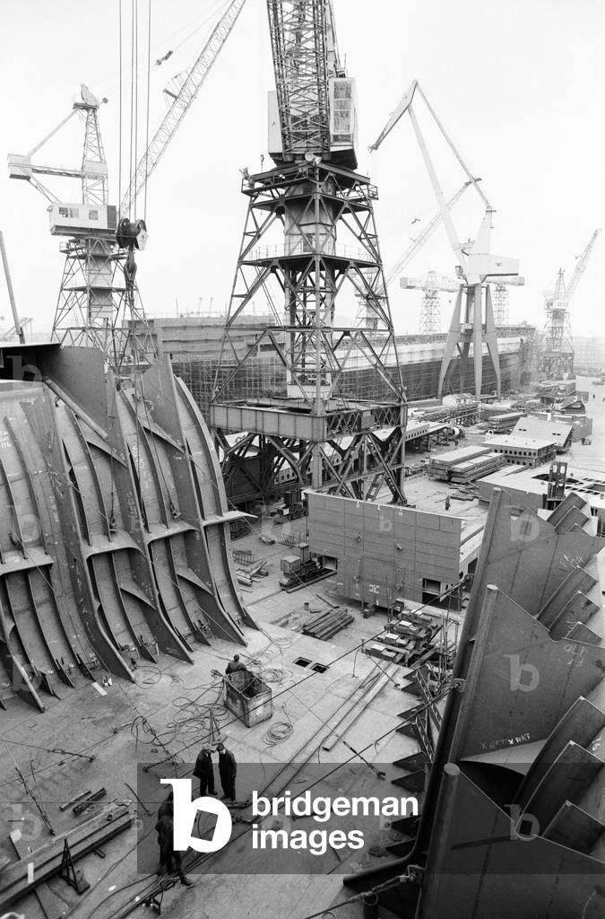 Glasgow, Scotland, 6th March 1971 (b/w photo)