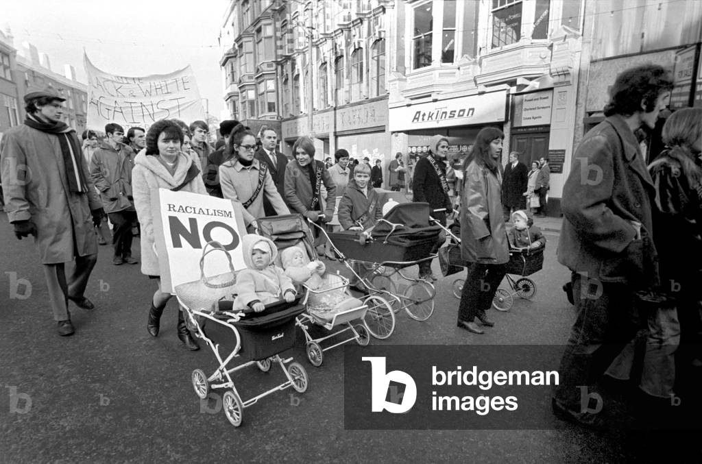 South Africa Rugby Union tour 
Cardiff v Springboks
Demonstrations before the rugby game at Cardiff today. December 1969