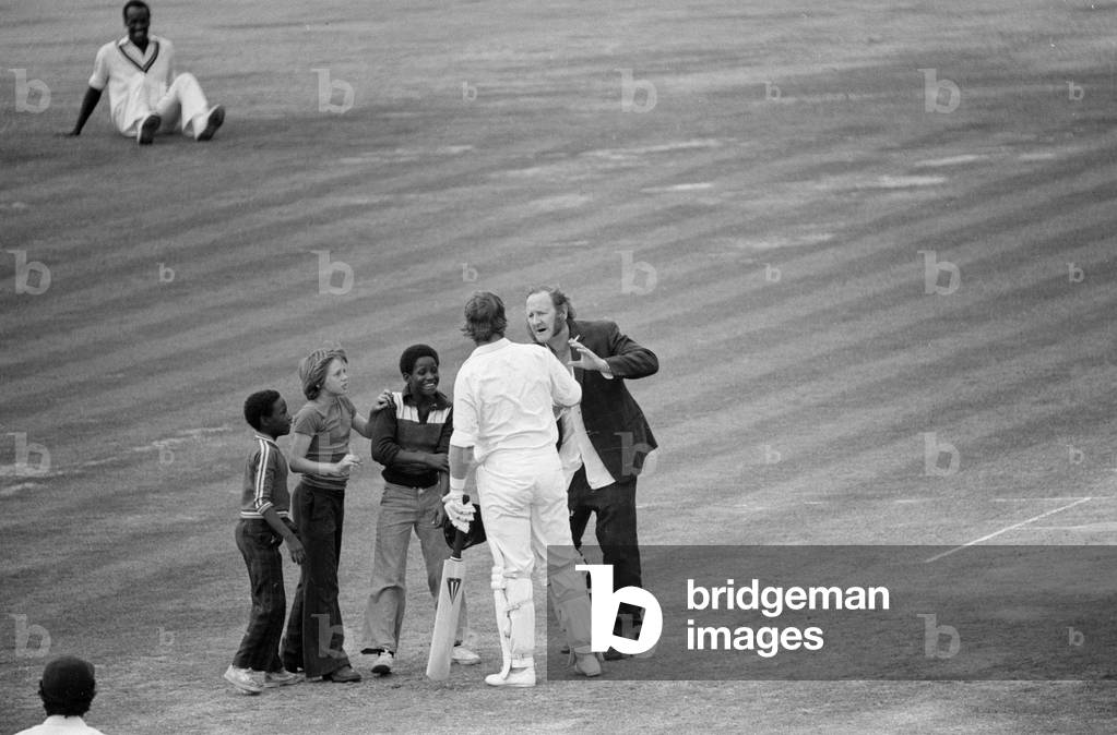 England v West Indies at Kennington Oval, London, Aug 12-17, 1976 (b/w photo)