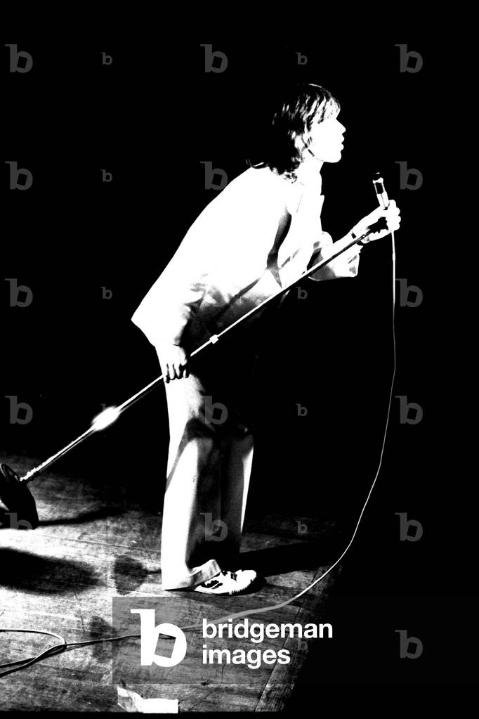 Rolling Stones: Mick Jagger in concert at the Newcastle City Hall, 4th March 1971
