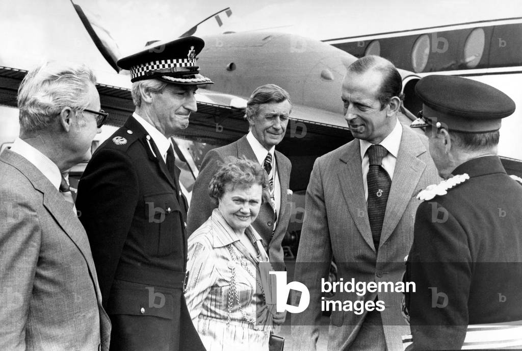 The Duke and Duchess of Kent visit the North East, 20 June 1979 (b/w photo)