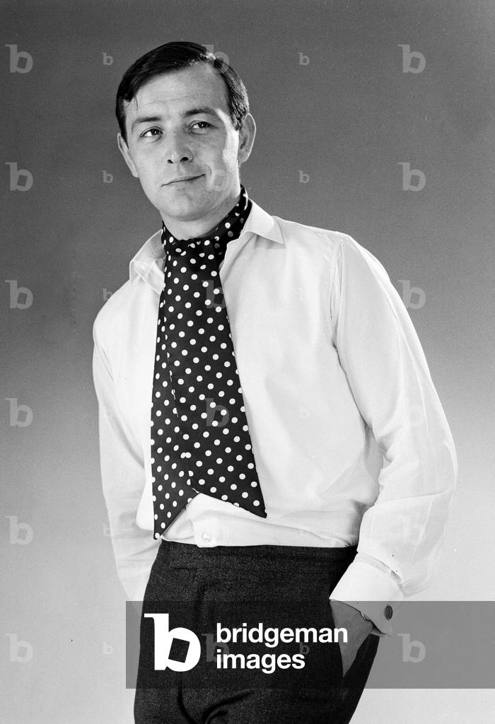 Model with Cravats, 1967 (b/w photo)