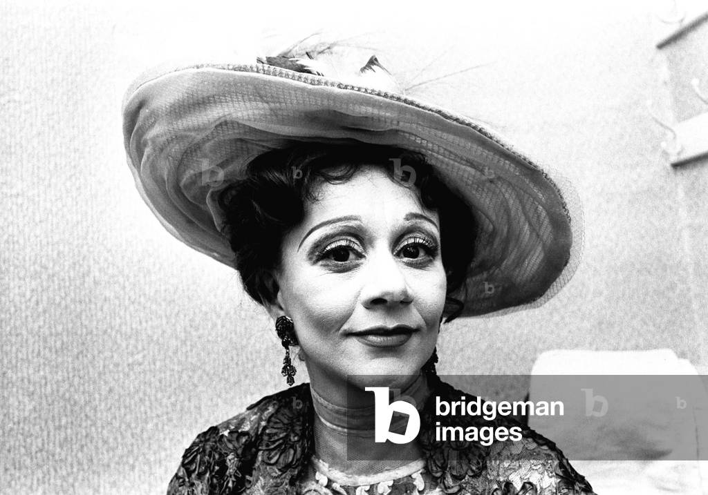Actress Joan Plowright in costume for the play 