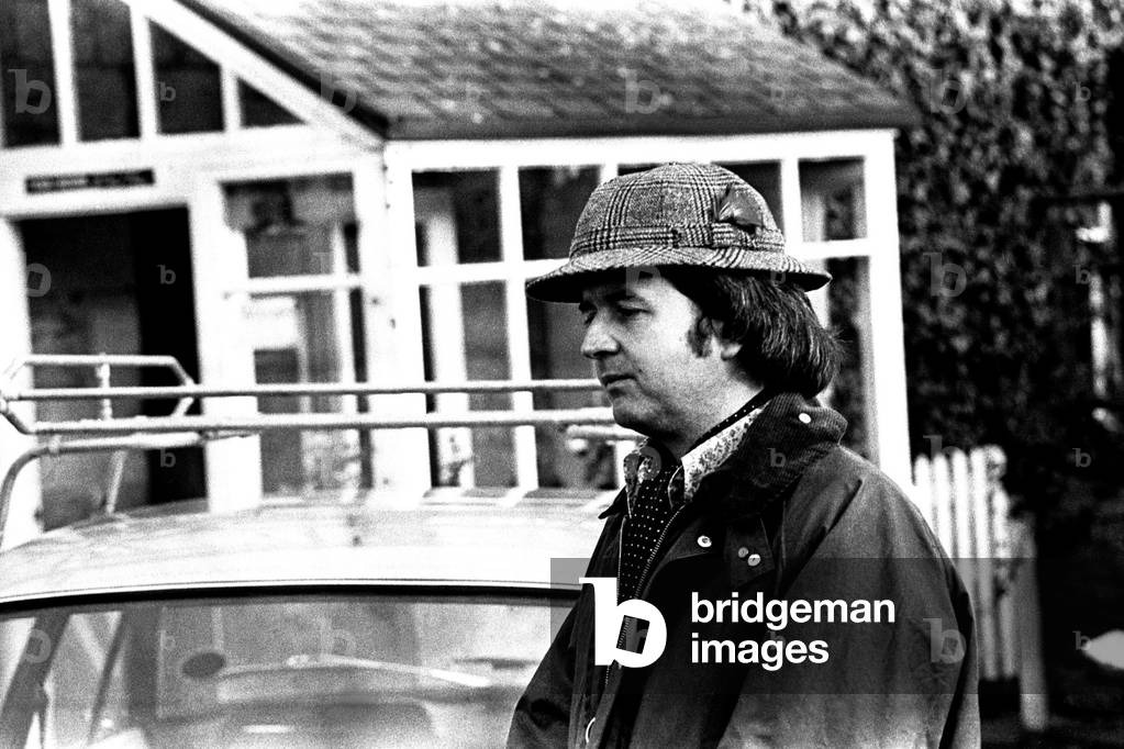 Filming of an episode of 'Whatever Happened To The Likely Lads' fishing in the North Tyne near Haughton Castle situated to the north of the village of Humshaugh, Northumberland.
 
 Pictured is actor Rodney Bewes.
 
 23rd October, 1973.