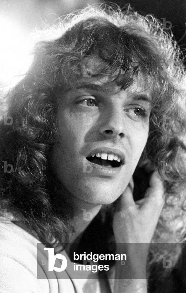 Pop star Peter Frampton, 21st October 1976 (b/w photo)