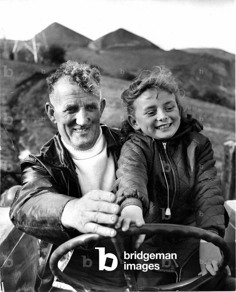 Susan Maybank one year after the Aberfan disaster, October 1967