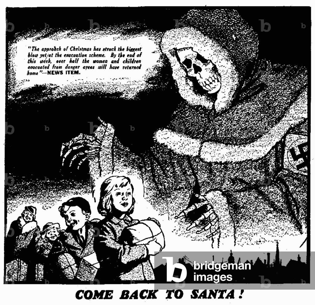 Come Back Santa!, 19th December 1939 (b/w illustration)