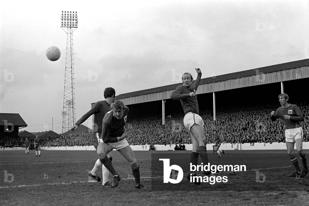 English League Division One matchNottingham Forest 1 v Chelsea 1. Action from the matchNovember 1969 (photo)
