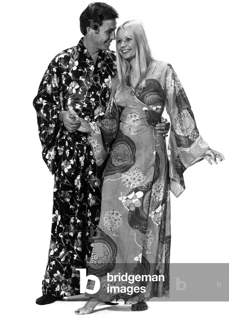 A kimono for you, a kimono for your man. October 1973