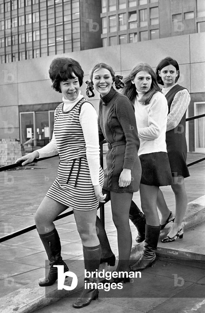 Students from the department of social studies, at Leeds College of Technology. 
November 1969