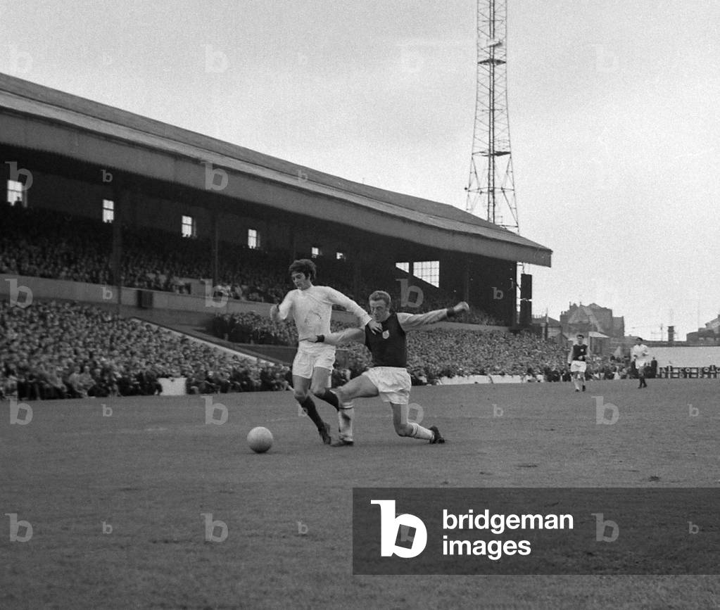Burnley v Manchester UnitedAction during the league gameSeptember 1968 (photo)