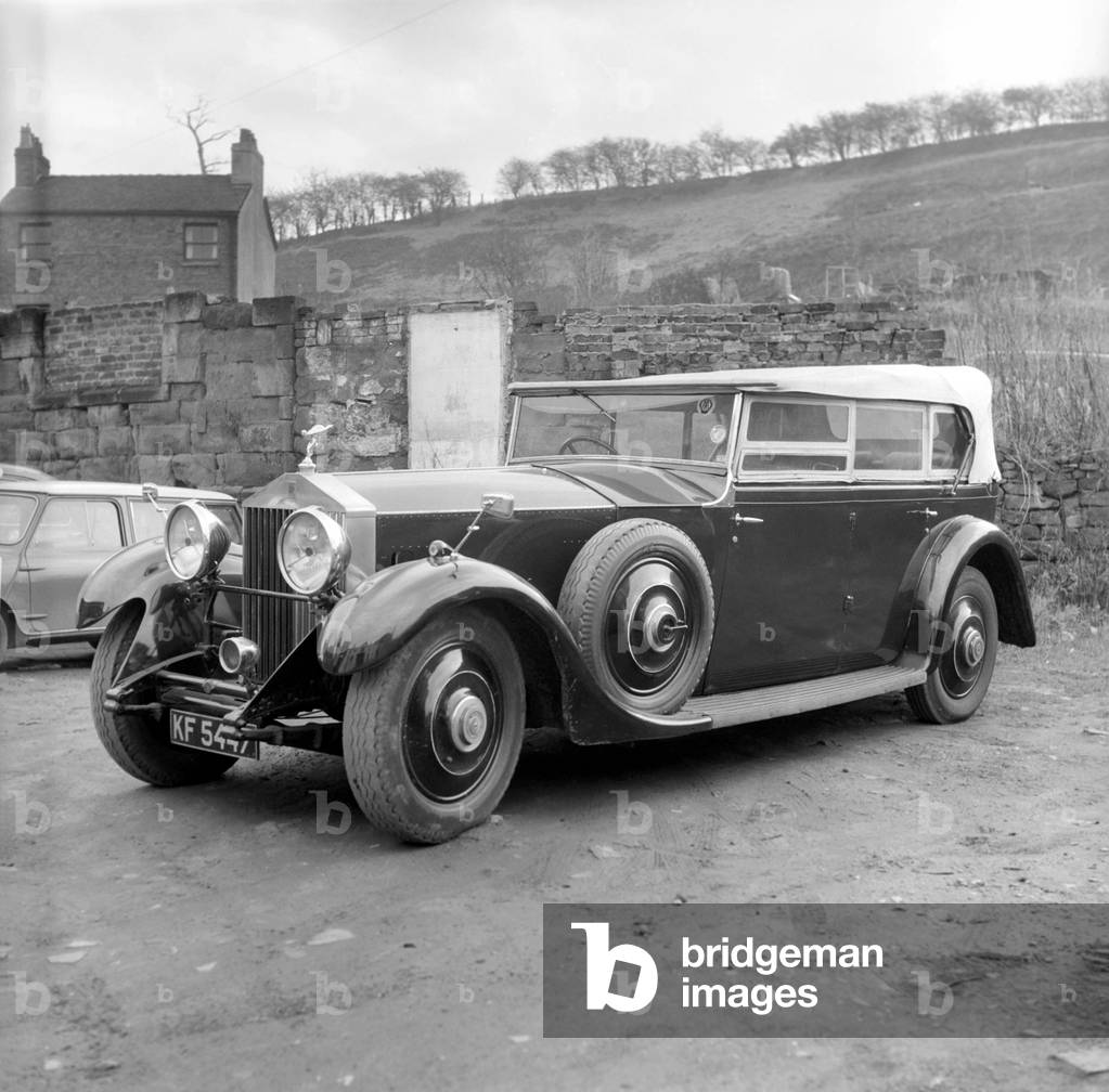 A veteran Rolls Royce cars, 1963(b/w photo)