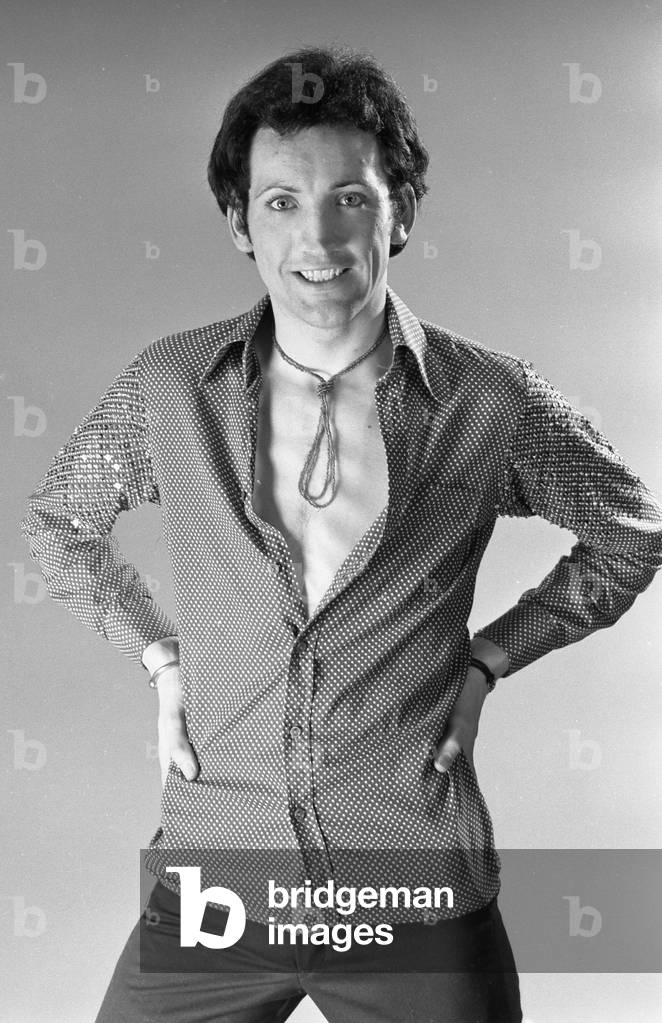 Paul Jaegar seen here modeling the latest mens wear fashions for 1973