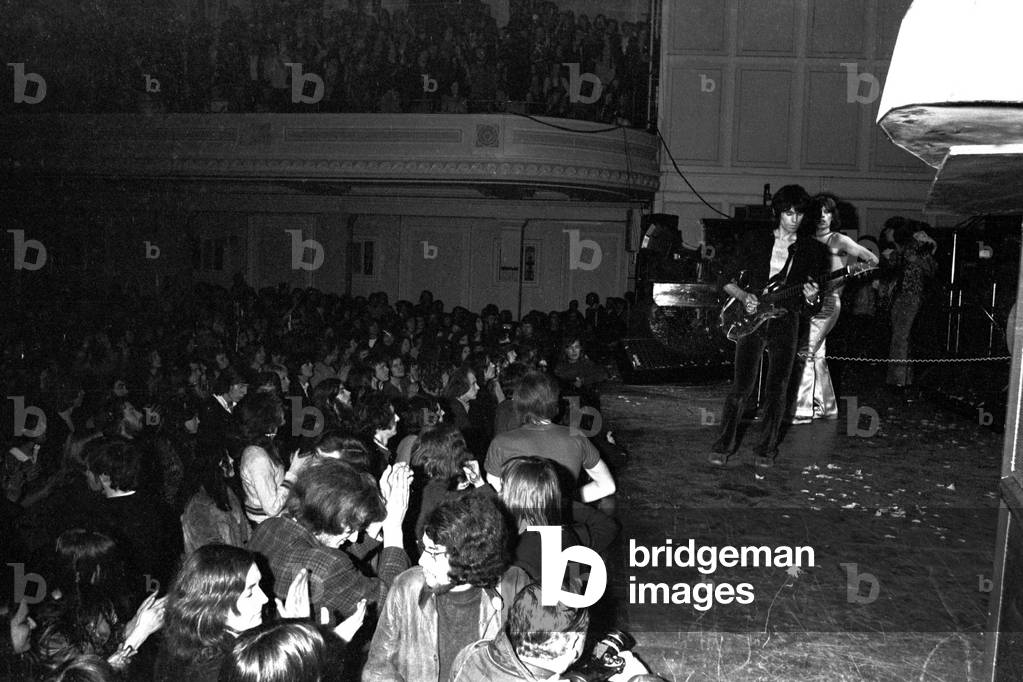 Rolling Stones: during the first night of the band's UK tour at Newcastle City Hall on Thursday, 4 March 1971