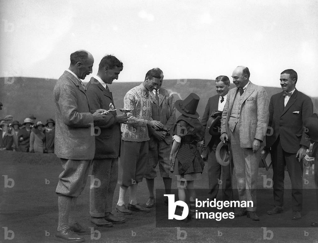 The Duke of York Evan Williams & F Hodges, 19th May 1924 (b/w photo)