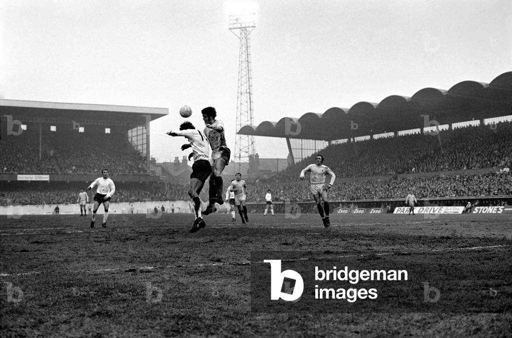 English League Division One match at Highfield. Coventry City 3 v Tottenham Hotspur 2. Action from the matchDecember 1969 (photo)