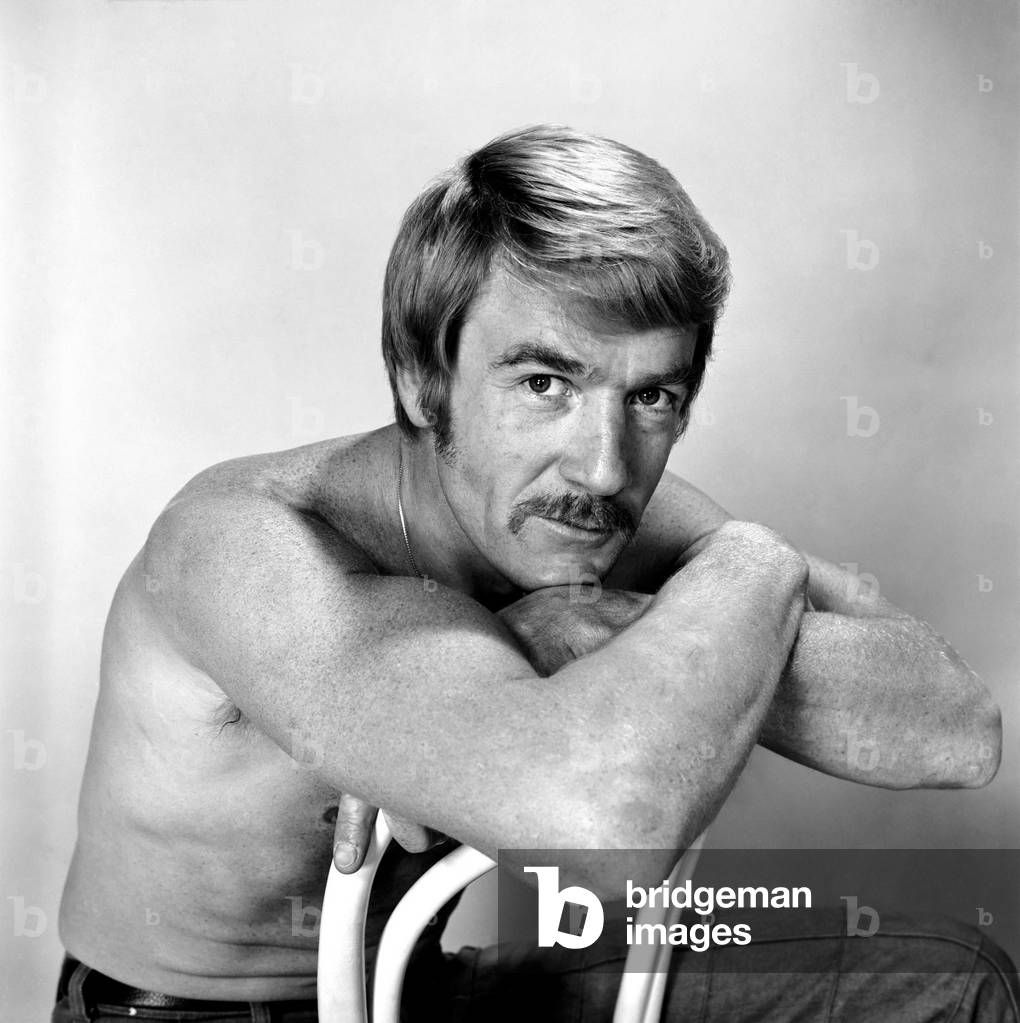 Actor: Bryan Marshall who stars in the TV series Warship, January 1976 (b/w photo)