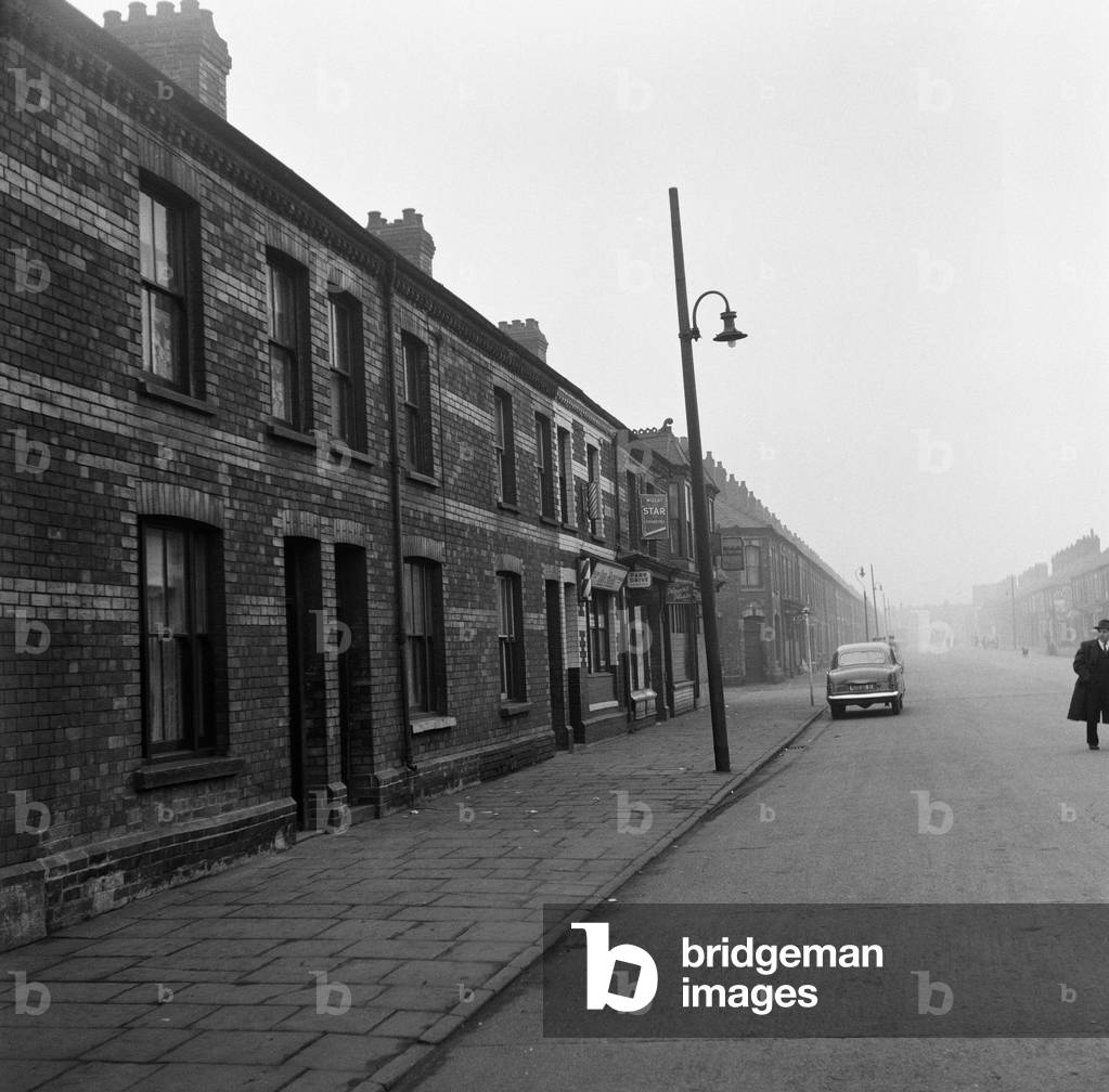 The home of Shirley Bassey's mother Eliza in Tiger Bay, Cardiff. 22nd January 1960.