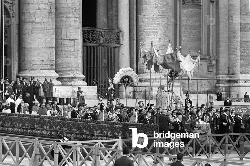 June 1962 Pope John XXIII during a solemn ceremony at St Peter's Basilica Rome
