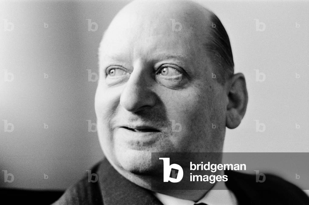 Media Mogul Lord Lew Grade poses for the camera. 24th January 1967 (b/w photo)