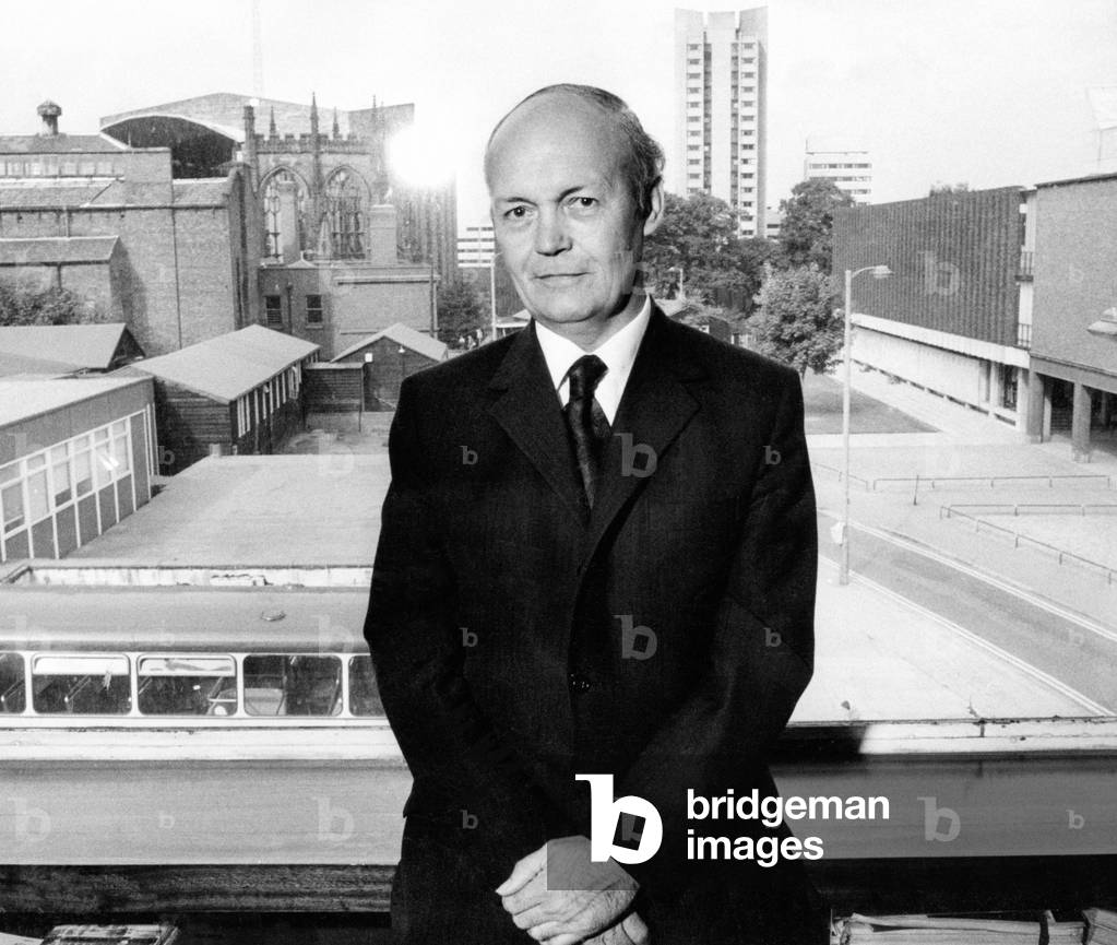 Coventry Chief Executive Mr Terence Gregory. 26th September 1973 (b/w photo)