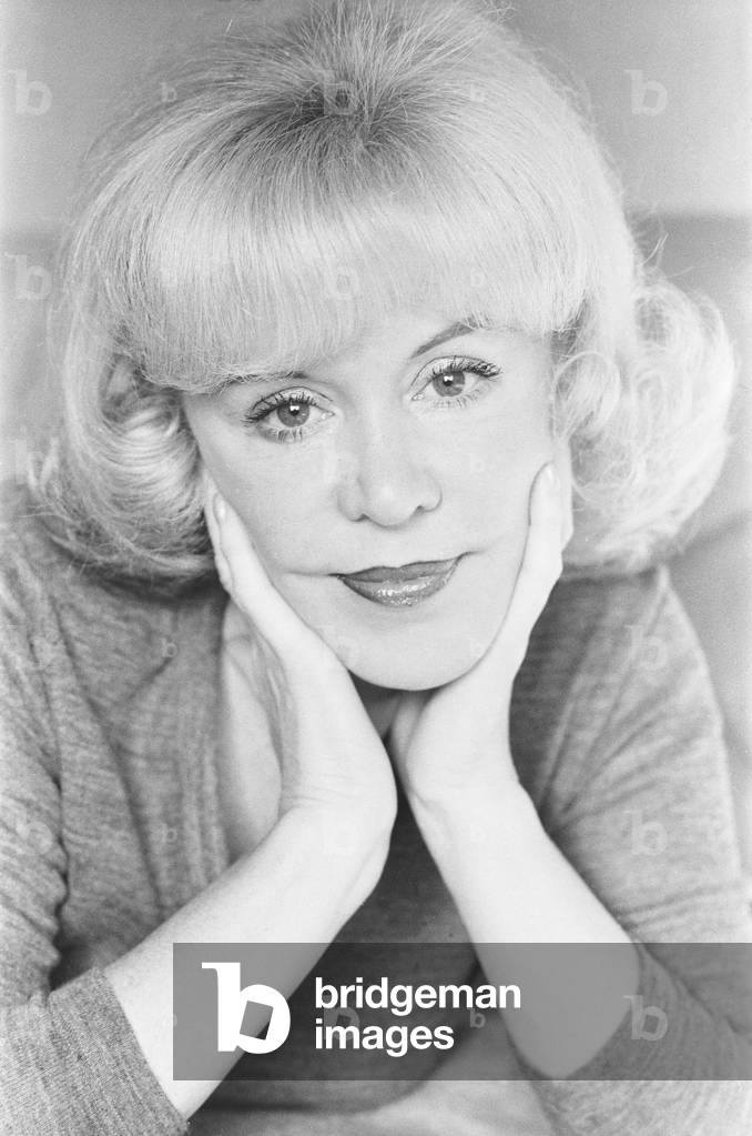 Kathy Kirby seen here at home 1st October 1980 (b/w photo)