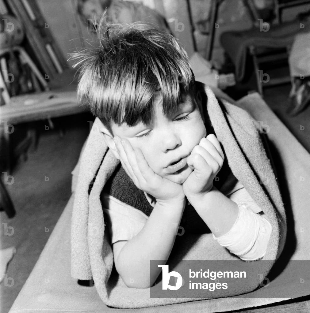 Children at the St. John's nursery in Brixton. November 1953