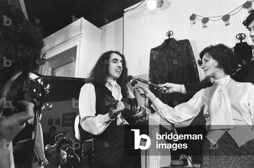 Tiny Tim (born Herbert Khaury; April 12, 1932 - November 30, 1996) was an American singer, ukulele player, and musical archivist. He was most famous for his rendition of 