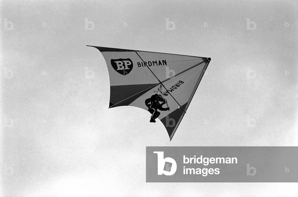 British Kite Team, March 1975 (b/w photo)