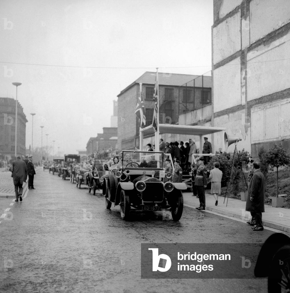 The opening of John Dobson street in Newcastle on Wednesday, May 6, 1970 (b/w photo)