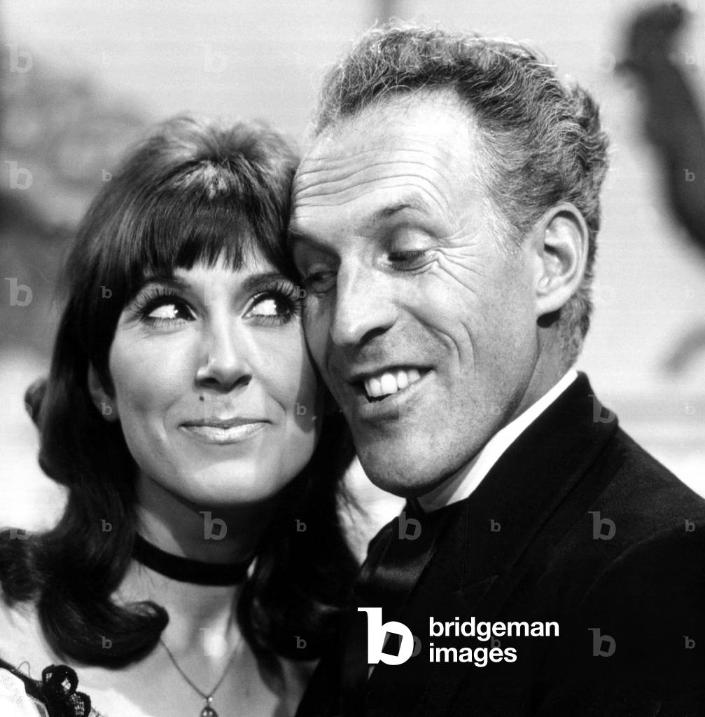 Anita Harris seen here with the host of The Bruce Forsyth Show, c.1965 (b/w photo)