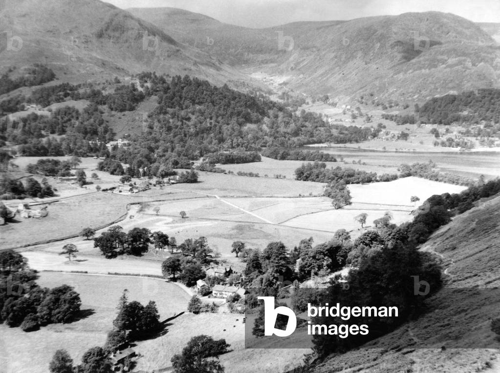 Lake District - Ullswater district 3 October 1966 (b/w photo)