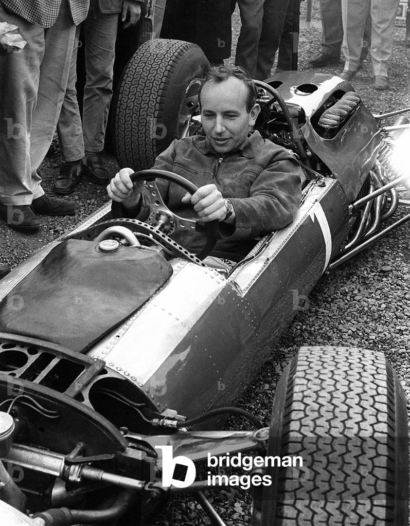 British Grand Prix 1965 Silverstone July 1965
John Surtees sits in his Ferrari number 1 car