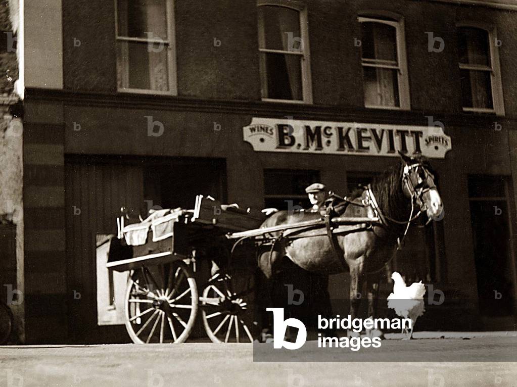 B.McKevitt General Store Ireland, c.1940 (b/w photo)