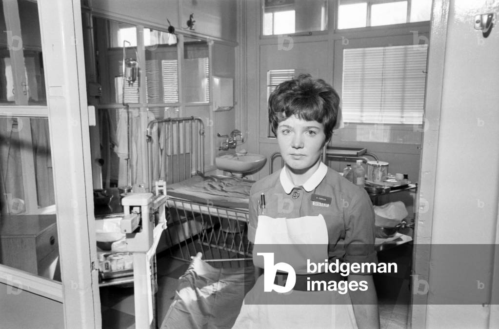 Sister Mary Simpson and room 14 at the special burns unit at Manchester's booth Hall Childrens Hospital. November 1969