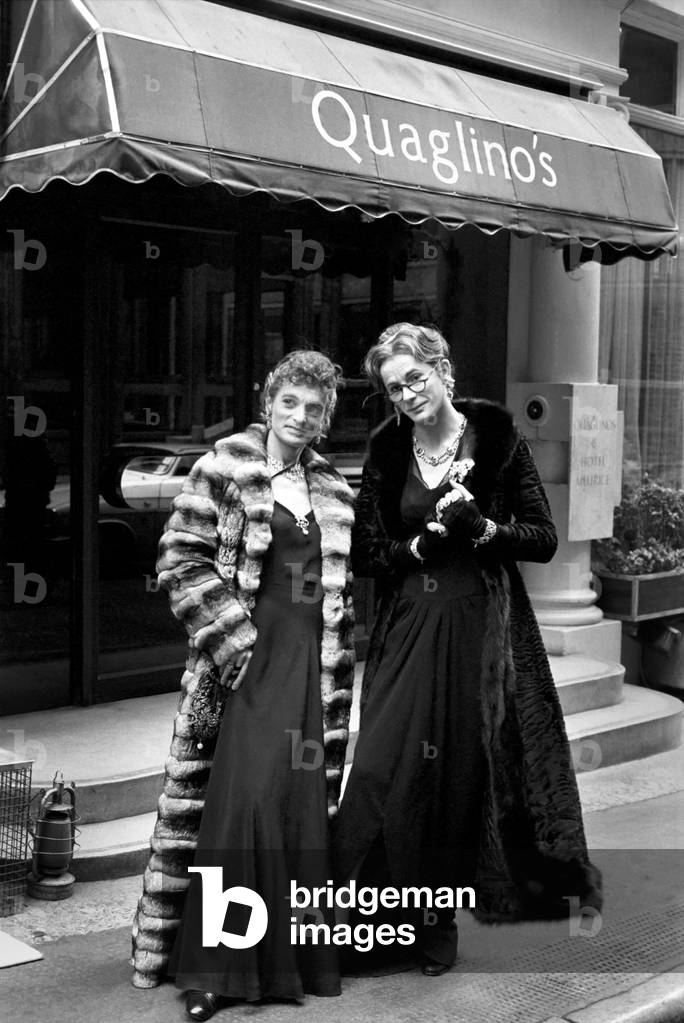 Perri St. Claire and George Logan, March 1975 (b/w photo)