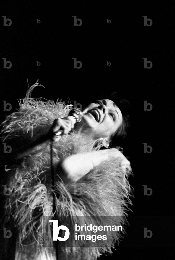 Judy Garland performing for one of the last times at the 